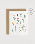 Carte ensemencée - Herbarium
