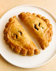 Chausson rhubarbe + pommes + camerises