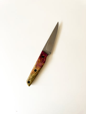 Couteau d'Office 4'' | Loupe d'érable rose