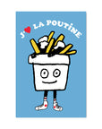 Carte postale - J'aime la poutine