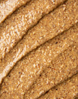 Une photo de la texture du beurre d'amandes et sel de mer de l'entreprise Logan petit lot.