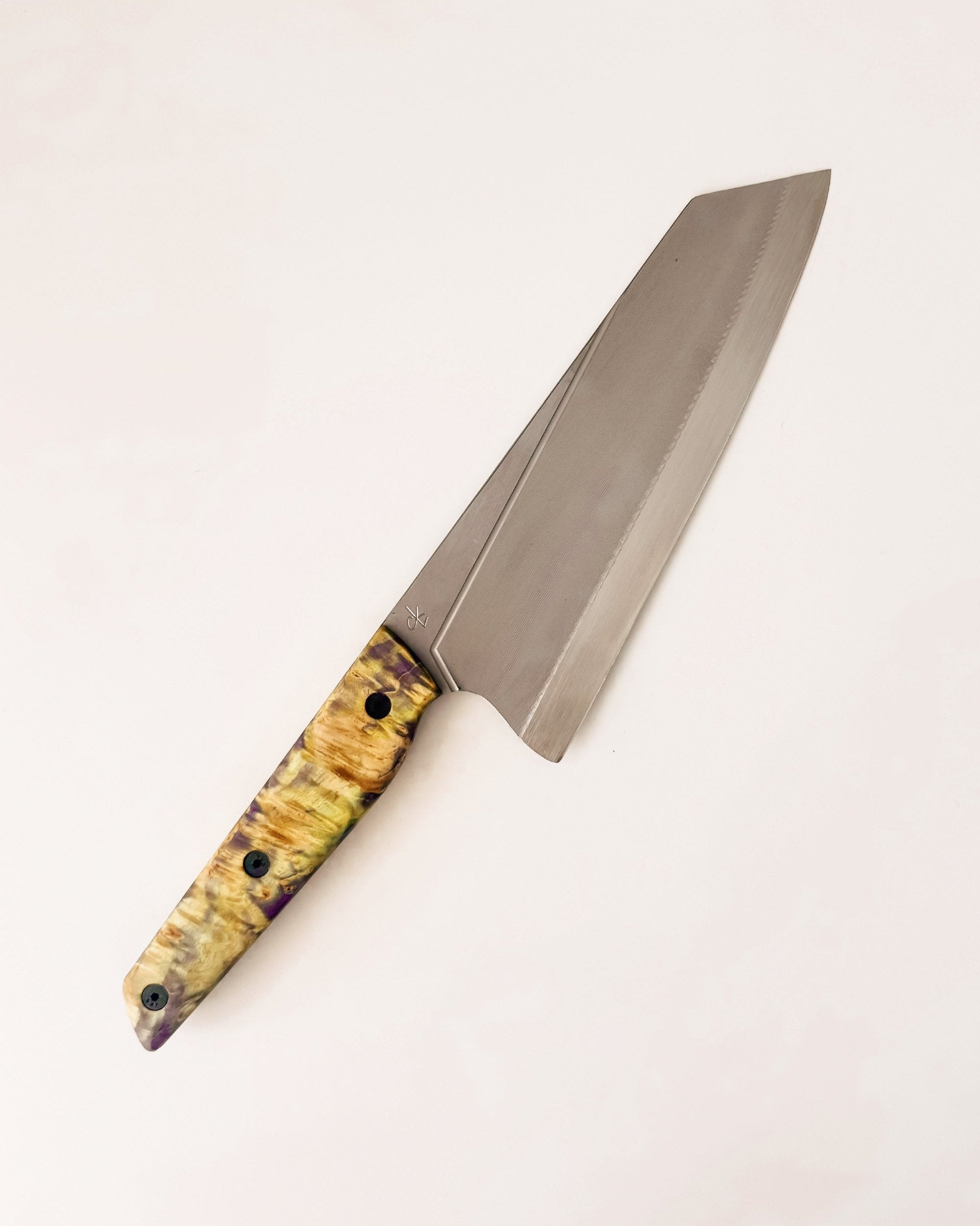 Planche à Découper En érable à Grandes Feuilles Fendue - Loupe Bord Vivant - Artisanale
