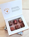 Boîte de 6 bouchées chocolatées découverte par Fays