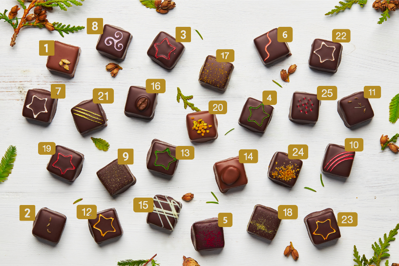 Calendriers de l'avent en chocolat artisanal - La Maison du Chocolat