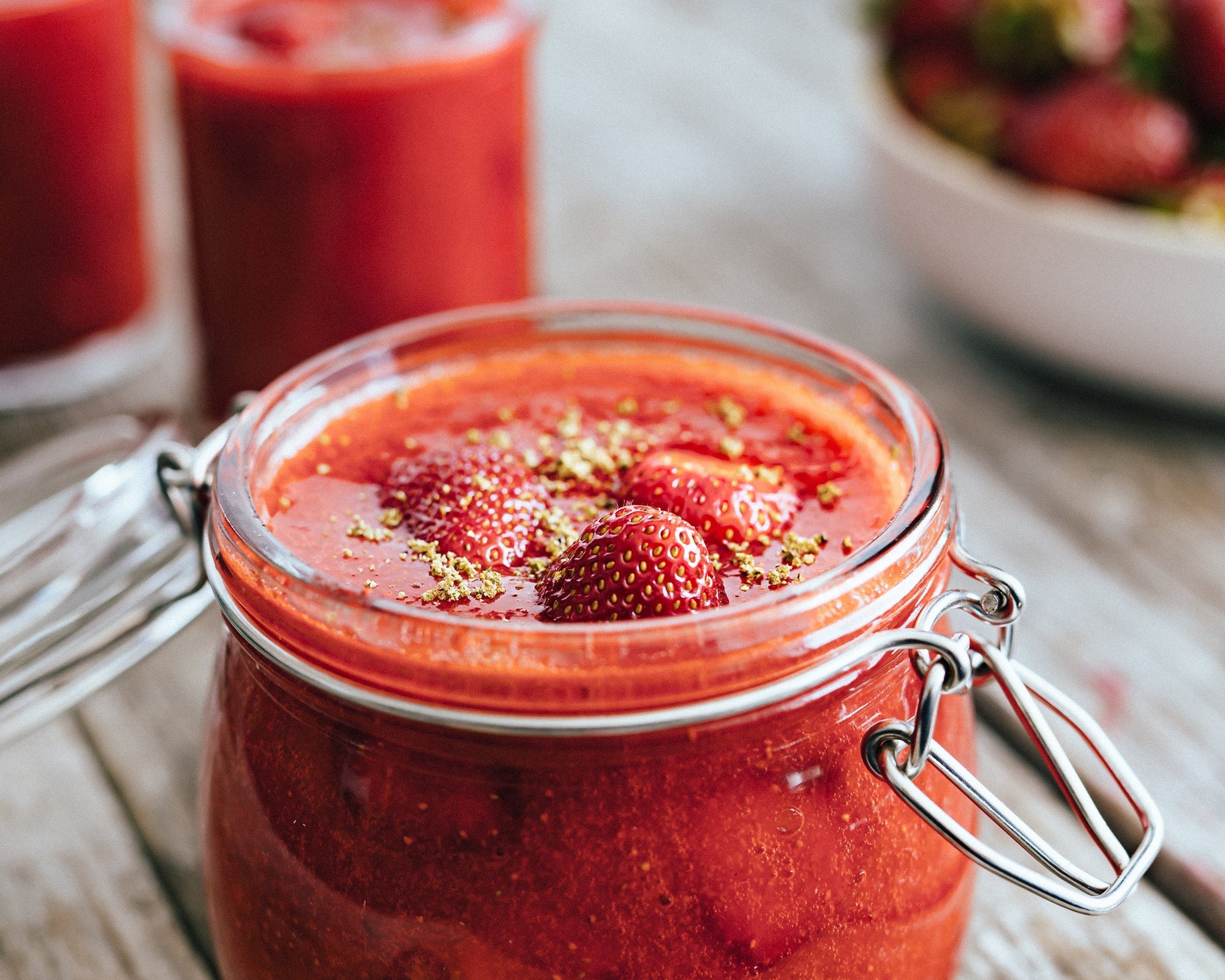 Coulis de fraises du Québec