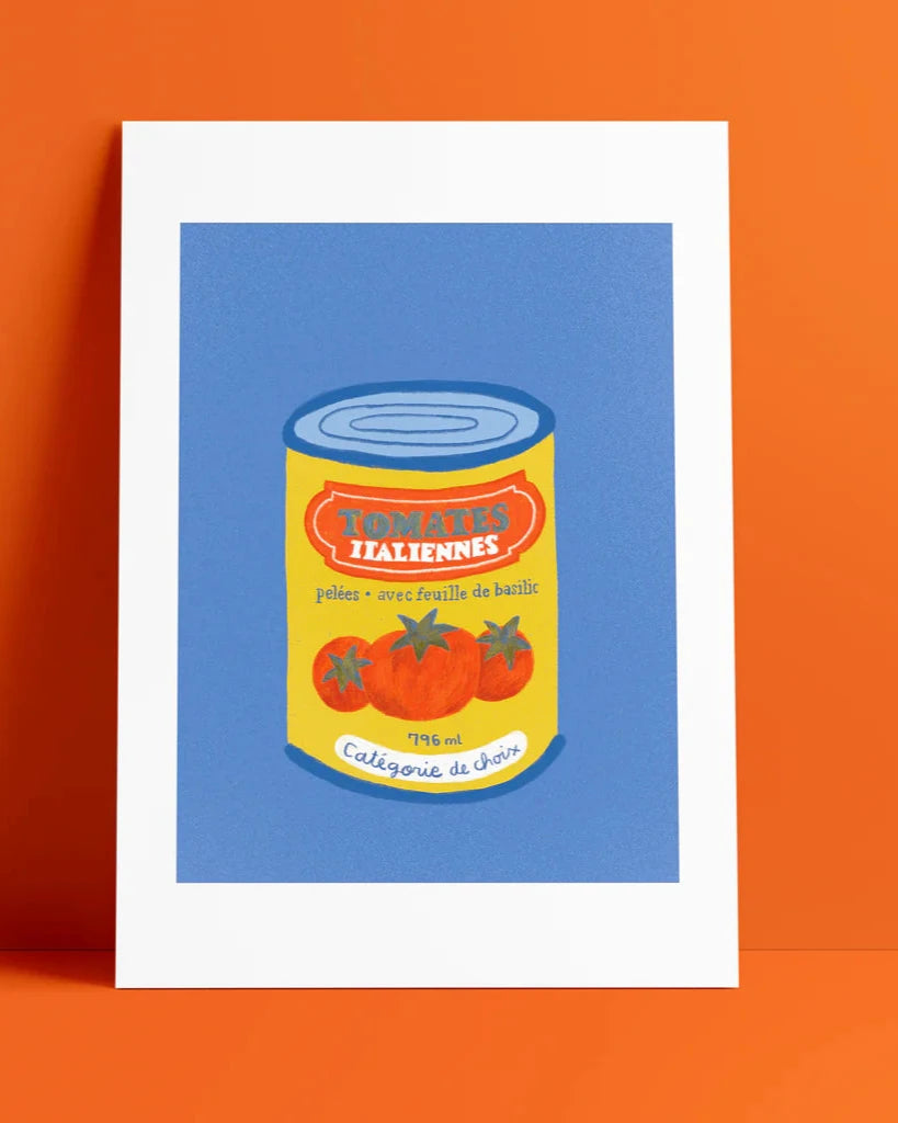 Affiche Canne de tomates par Anne-Julie Dudemaine