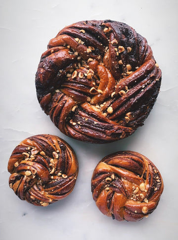 Babka chocolat noisettes