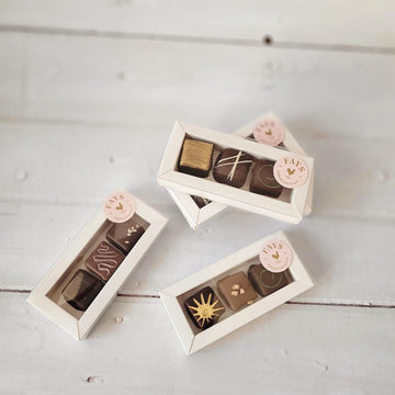 Bouchées chocolatées | Boîte de 3 chocolats fins artisanaux