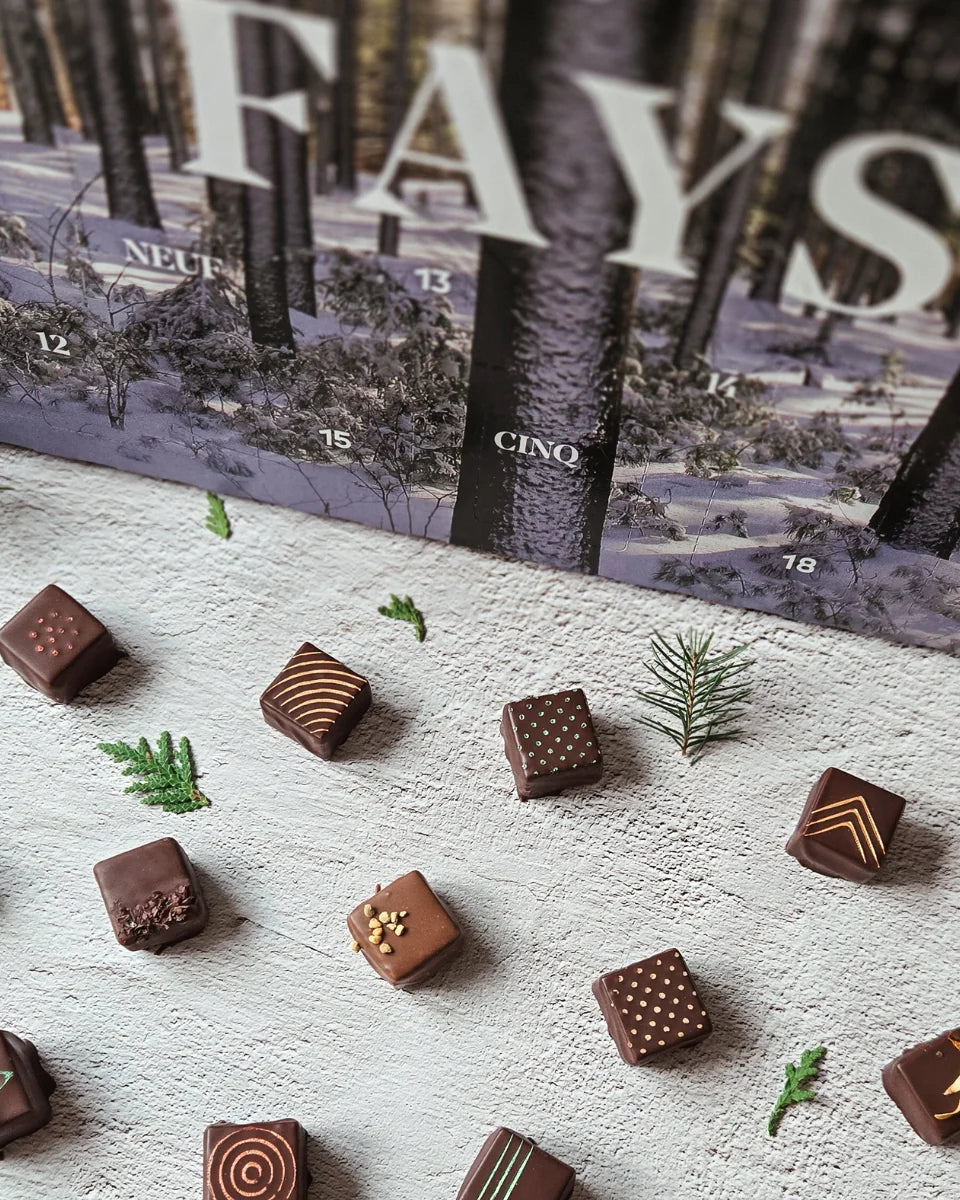 Calendrier de l'Avent de Fays terroir chocolaté