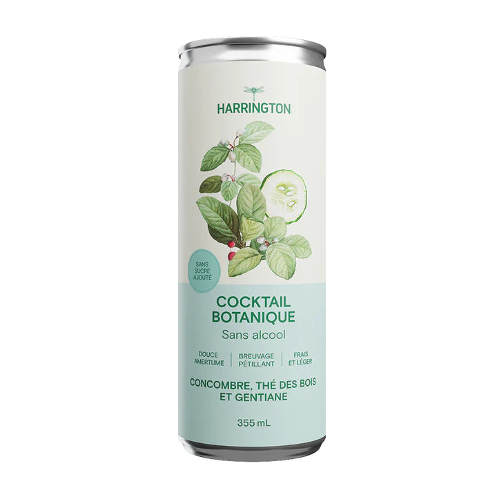 Cocktail botanique sans alcool | Concombre et thé des bois