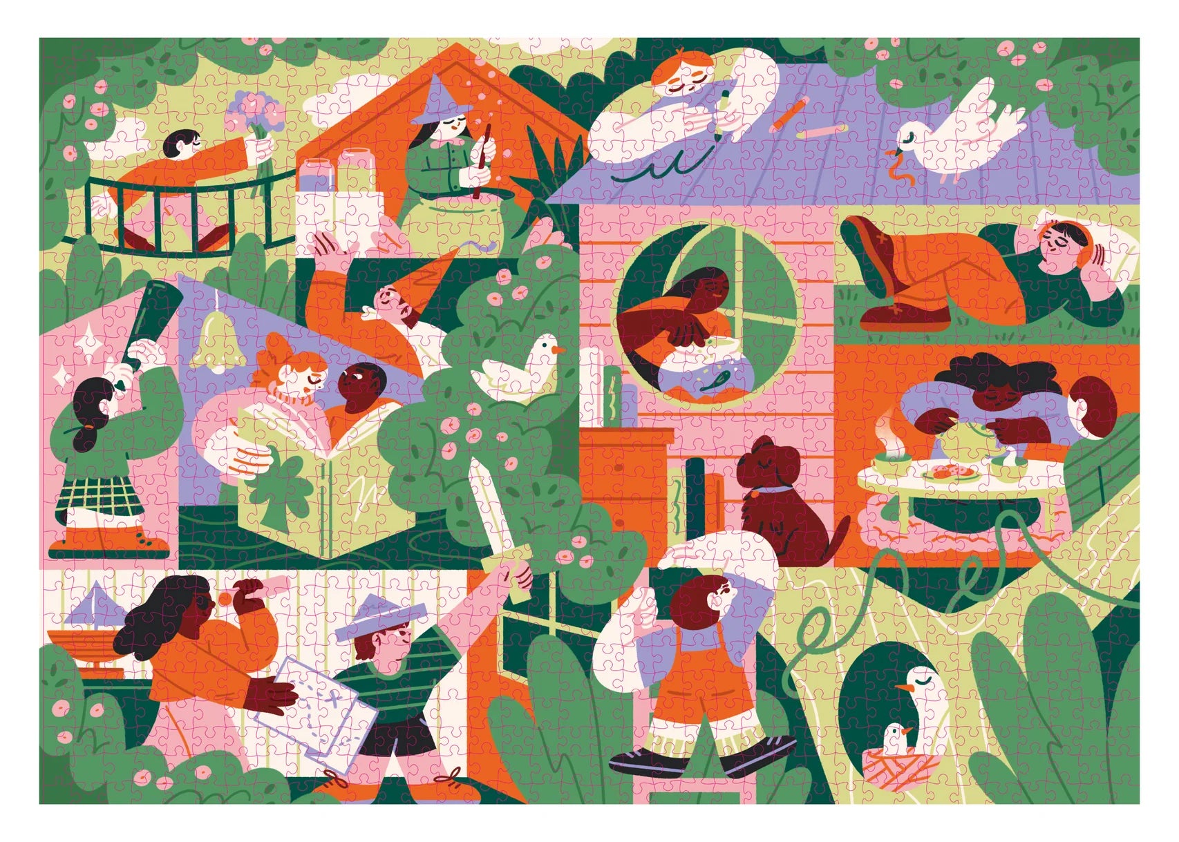 La grande cabane dans les arbres | Casse-tête