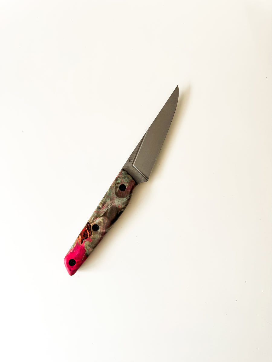 Couteau d'Office 4'' | Loupe d'érable rose