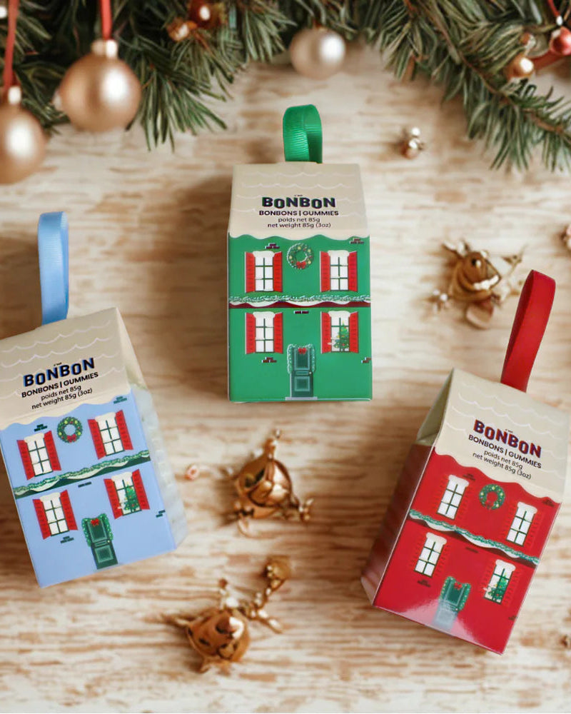Ornements par La boîte  Maisons de Noël bonbons