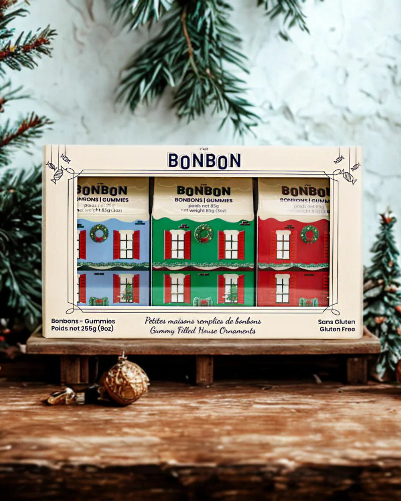 Ornements Maisons de Noël par La boîte à bonbons