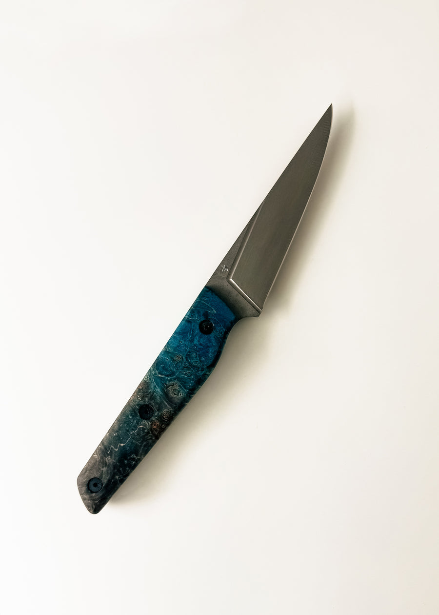 Couteau d'Office 4'' | Loupe d'érable bleu