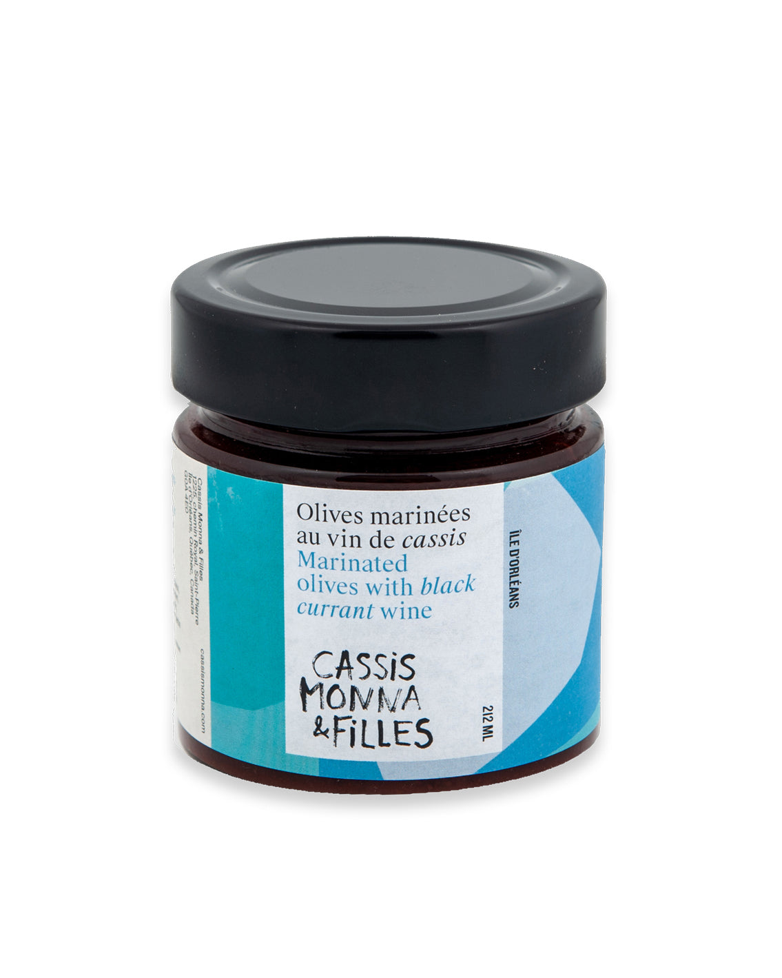 Olives marinées au vin de cassis de Cassis Monna et filles