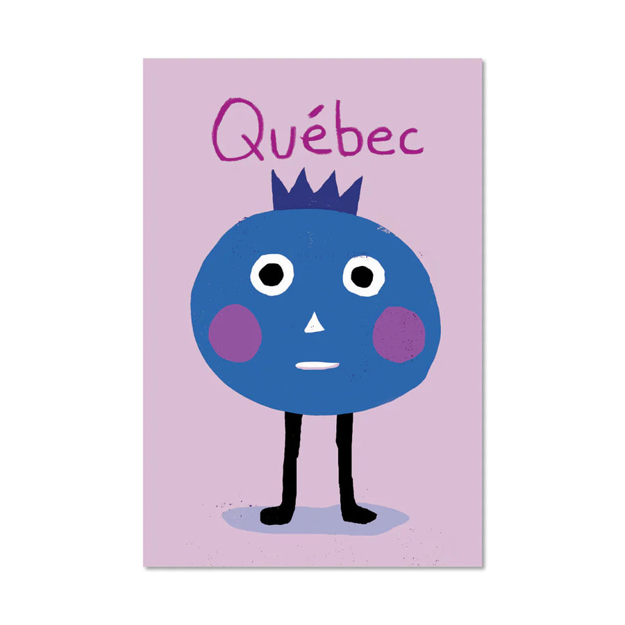Carte postale - Bleuet Québec