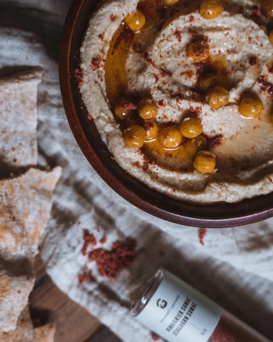 Recette hummus vinaigrier sumac