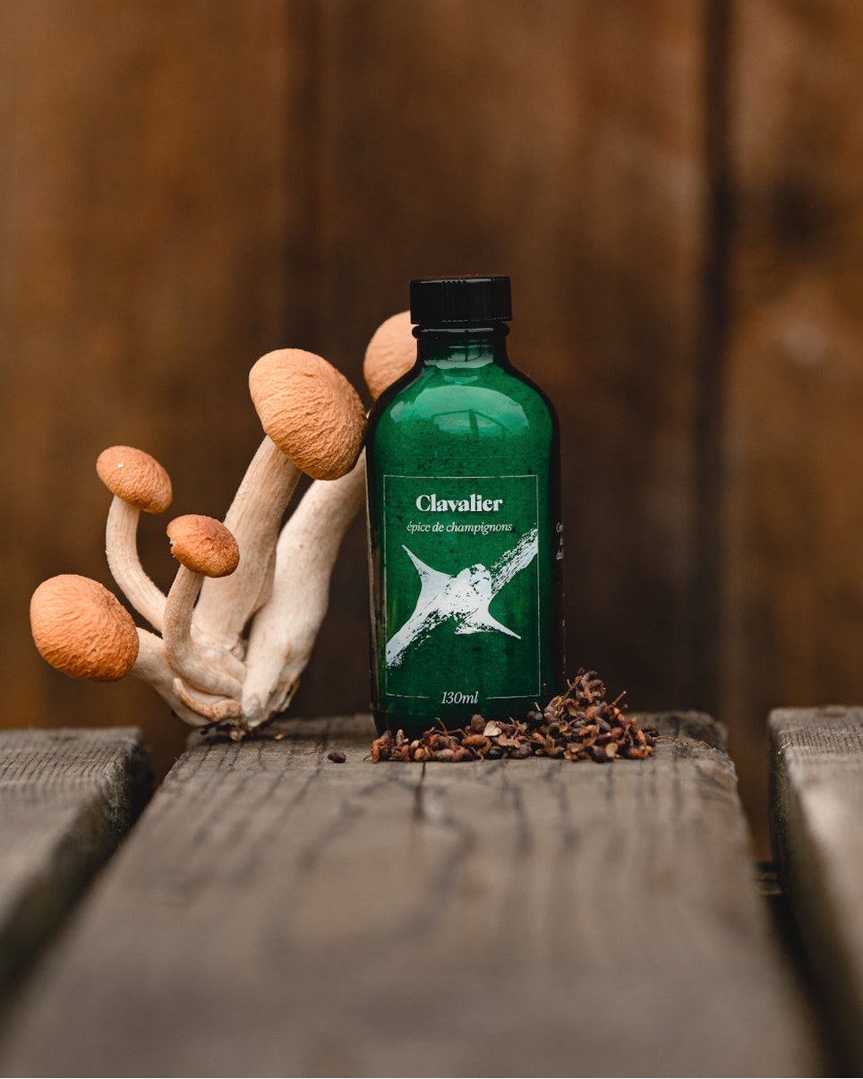 Sel de poire de Clavalier et champignons par Rose et Lion_Microferme de champignons