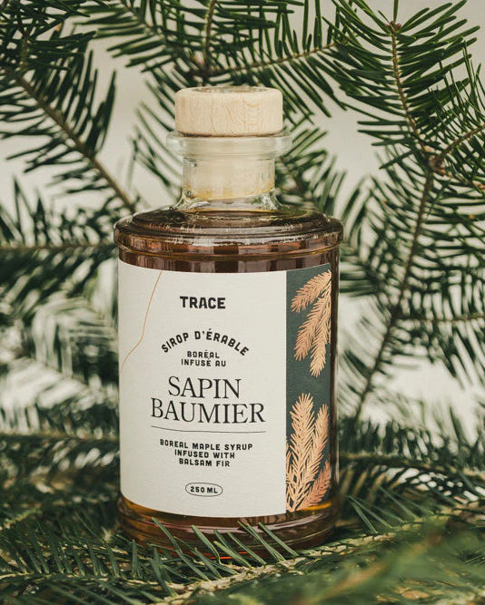 Sirop d'érable boréal au Sapin baumier de Trace - Érable & territoire