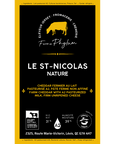 Étiquette, Le St-Nicolas, Fromage type cheddar de la ferme Phylum