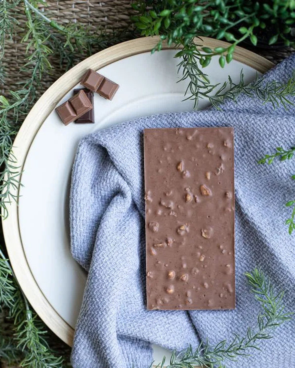 Tablette gaufre aux fraises et Chocolat au lait