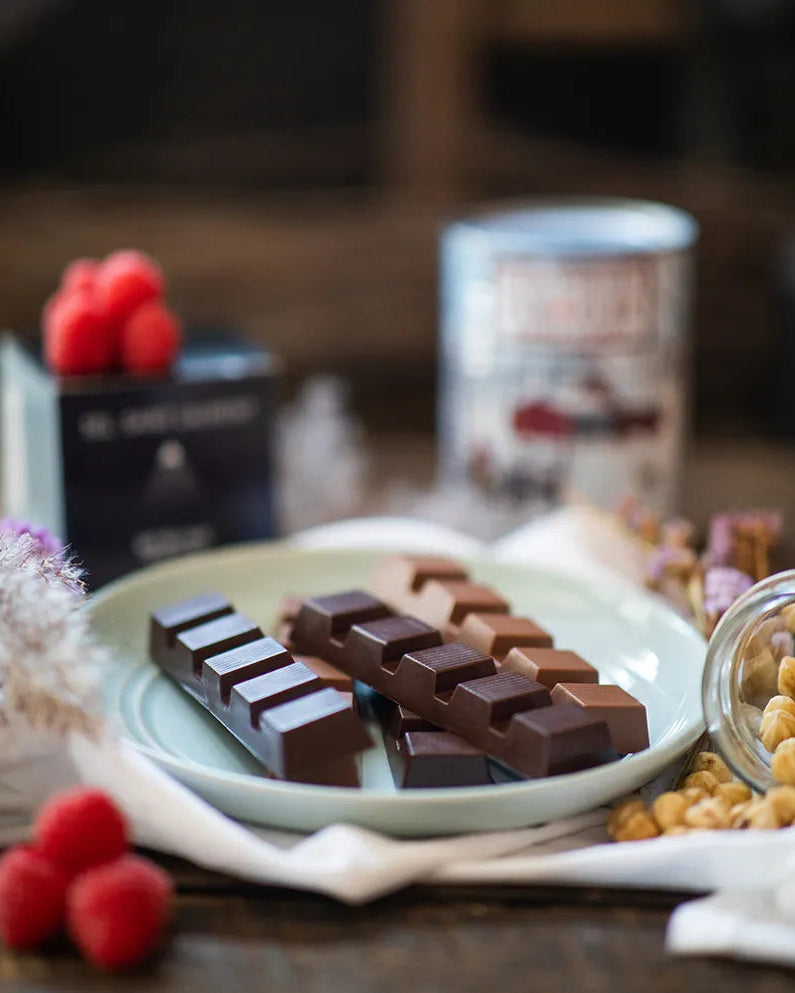 Tablette framboise et chocolat noir | Choco Chocolat

