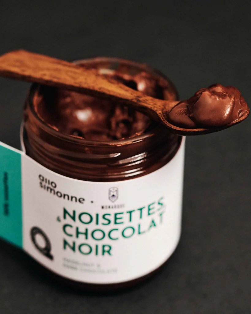 Tartinade noisettes & chocolat noir par Allo Simonne