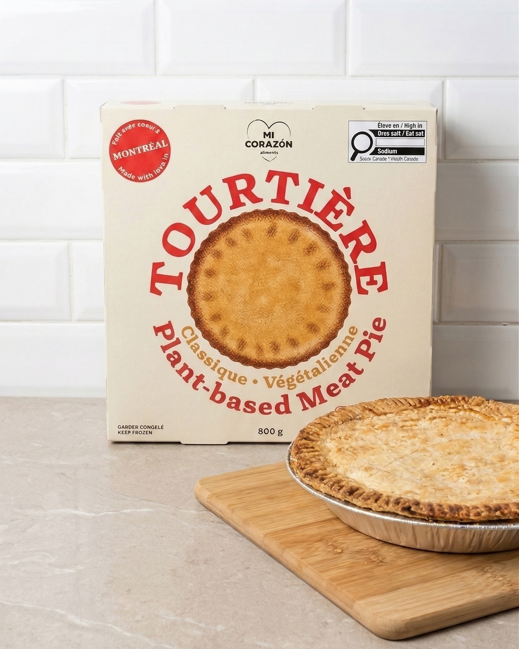 Tourtière végétalienne de Mi Corazon