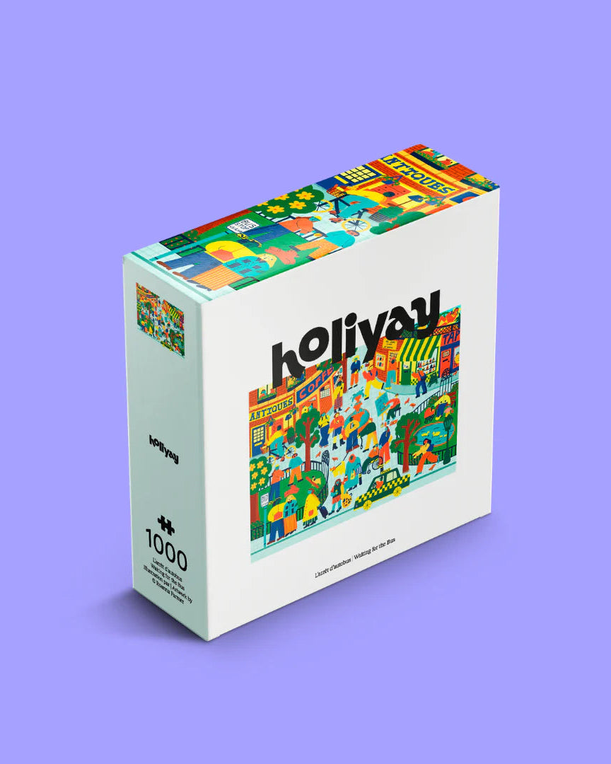 Le casse-tête L'arrêt d'autobus de l'entreprise Holiyay Puzzles.