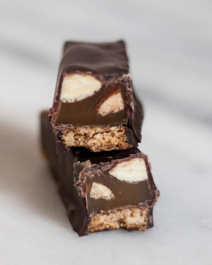 Barre chocolat amandes et caramel de Cabane sur le roc