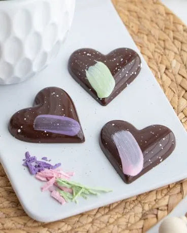 Cœur framboise et ganache à la rose de Choco chocolat