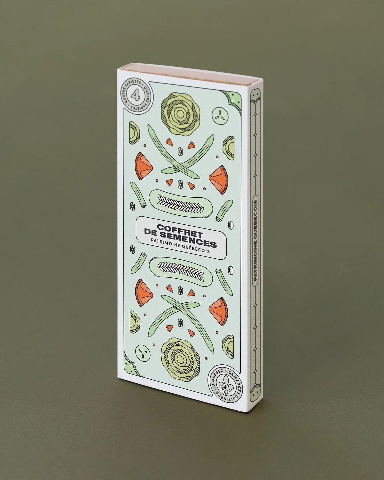 Coffret de Semences ancestrales, Collection patrimoine québécois par le nutritionniste urbain