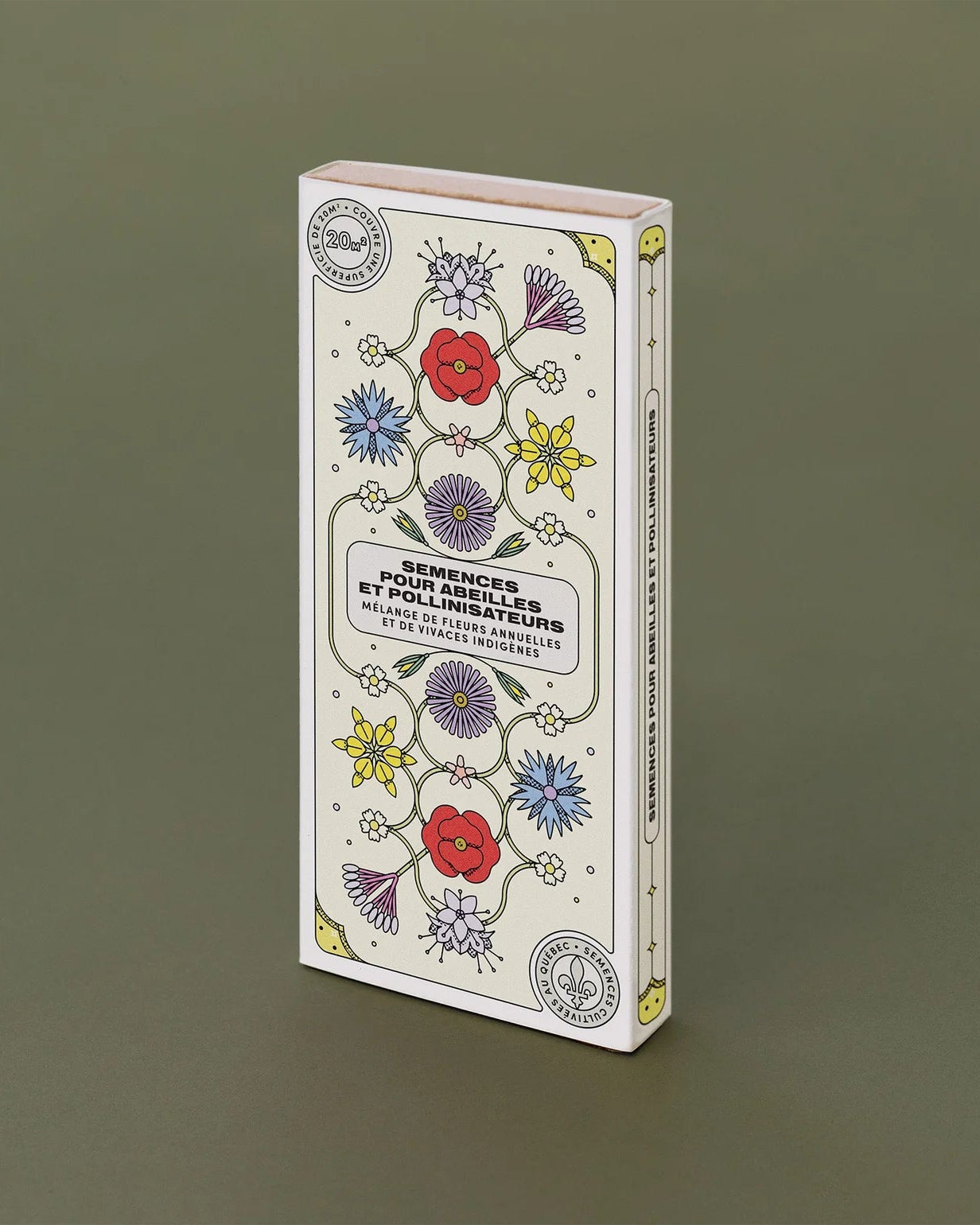 Coffret de Semences : Fleurs pour abeilles et pollinisateurs, par le nutritionniste urbain