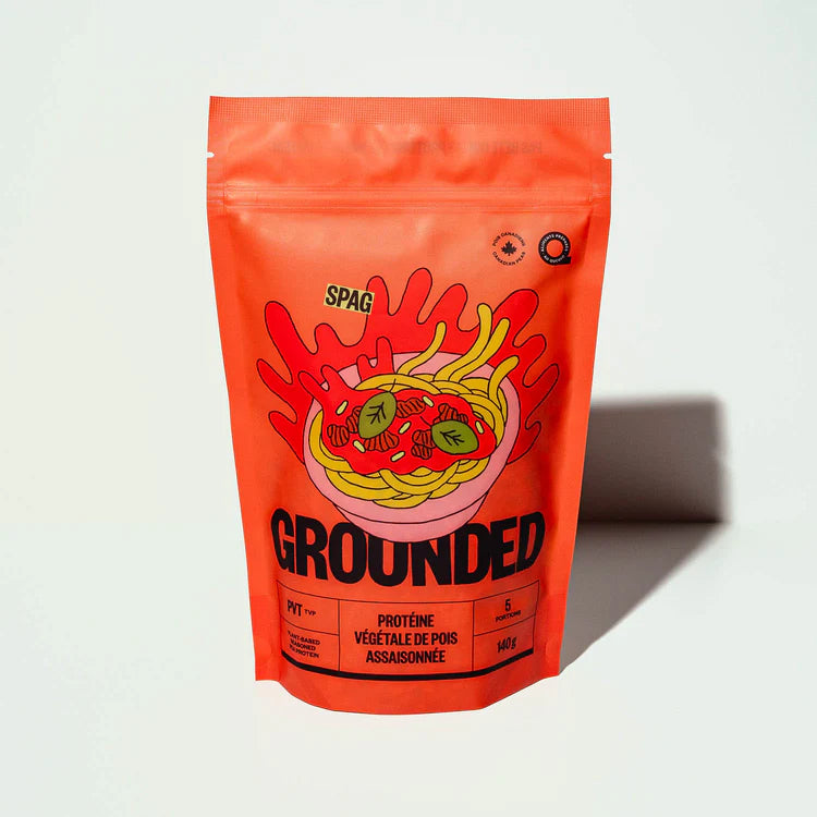 Sac de la sauce à spaghetti végétarienne à base de protéine végétale de pois 