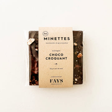 Crunch  Tablette de chocolat – Les Minettes