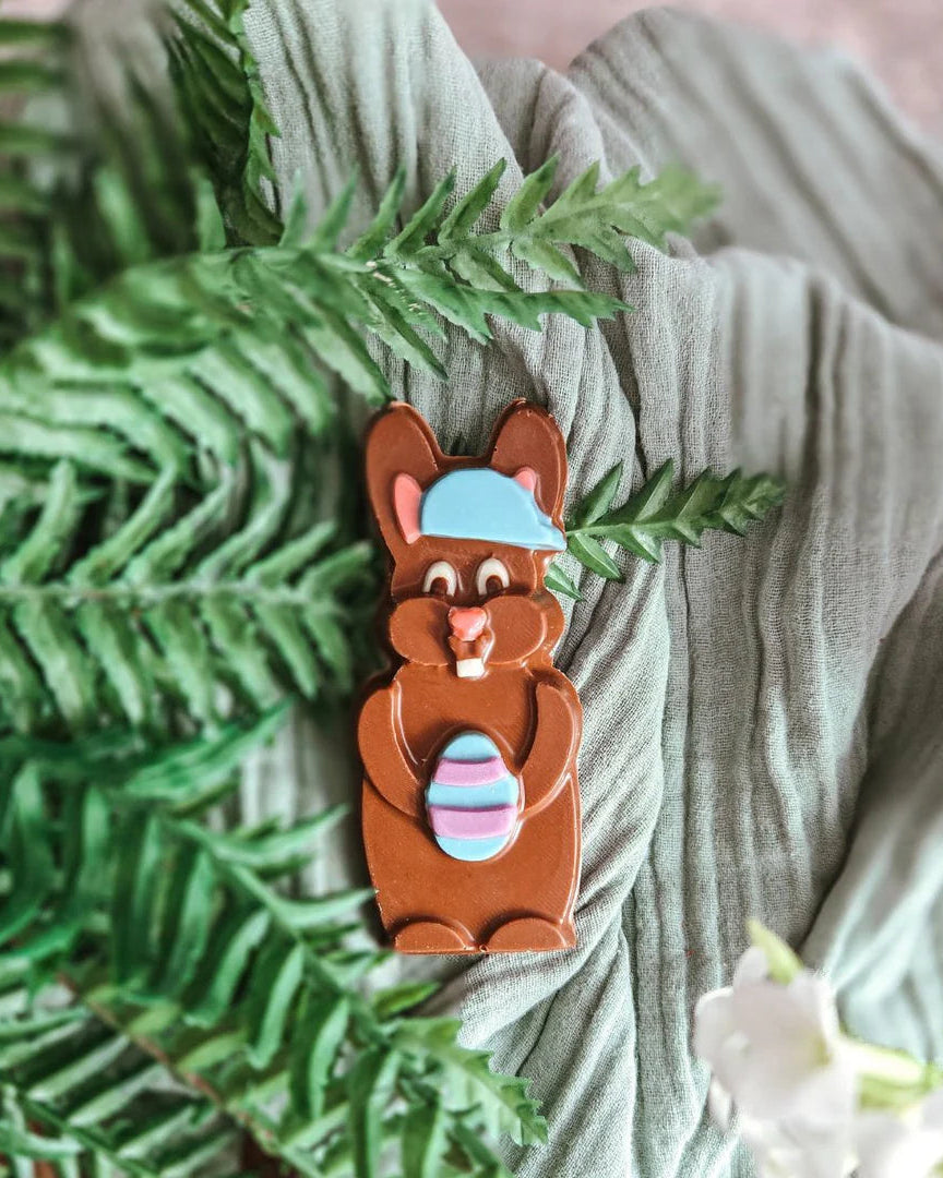 Lapinou en chocolat de Fays.