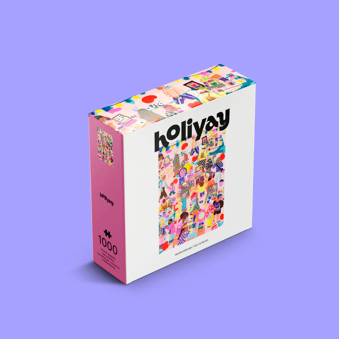 Le casse-tête Marché Éphémère de l'entreprise Holiyay Puzzles.