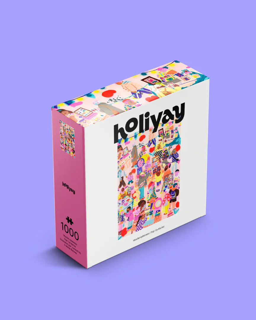 Le casse-tête Marché Éphémère de l'entreprise Holiyay Puzzles.