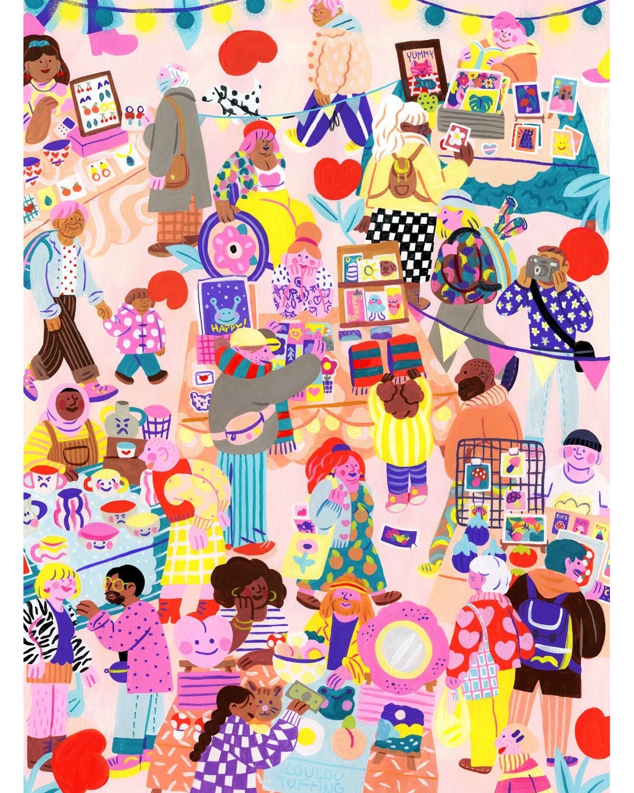 L'image du casse-tête Marché éphémère de l'entreprise Holiyay Puzzles.