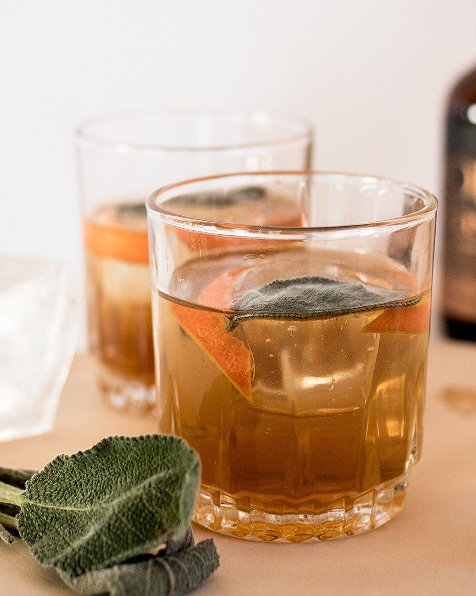 Old fashion, sirop amer à l'orange de 3/4 oz.