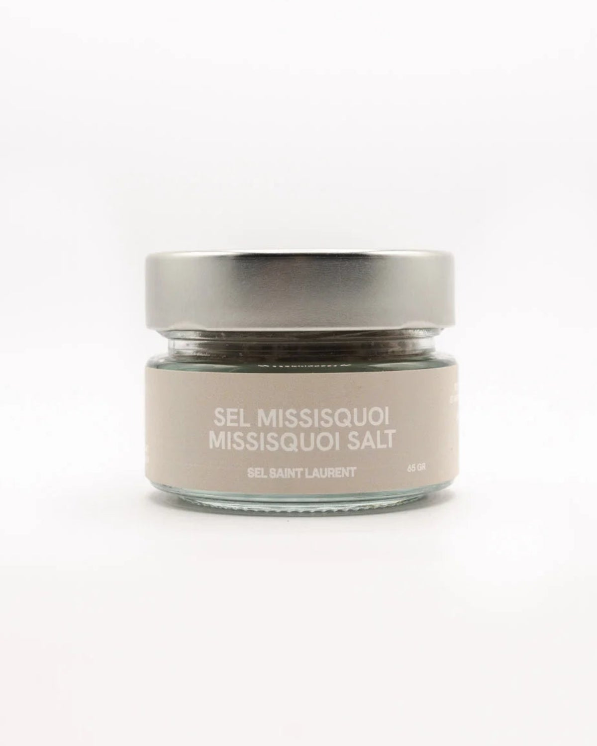 Un pot de Sel Missisquoi de Sel Saint Laurent.