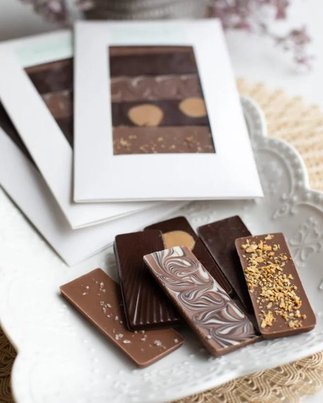 Tablette dégustation de chocolats de choco chocolat