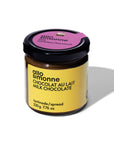 Un pot de tartinade chocolat au lait d'Allo Simonne.