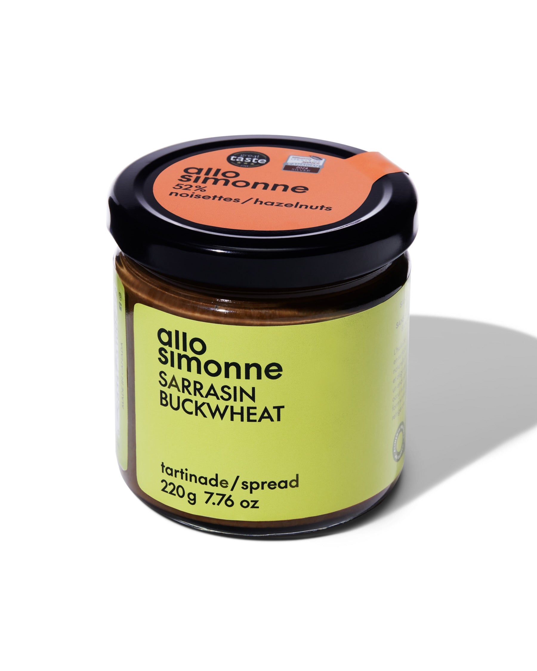 Un pot de tartinade sarrasin d'Allo Simonne.