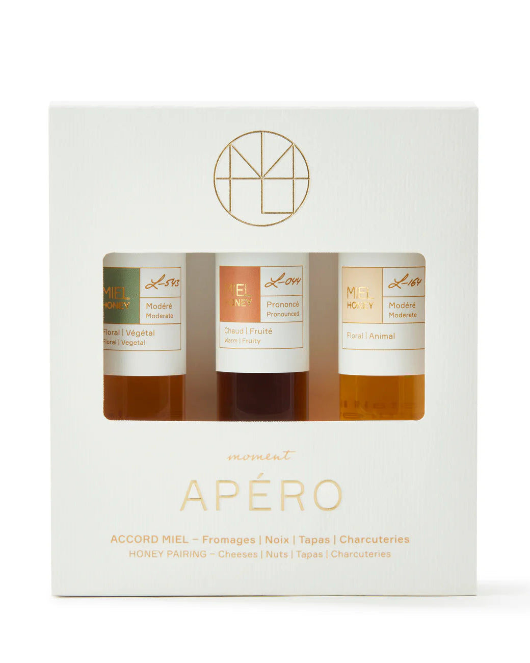 Le coffret apéro de l'entreprise Miels Liaison.