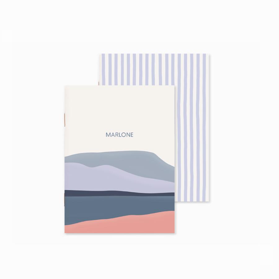 Duo de carnets de notes Paysage par Marlone