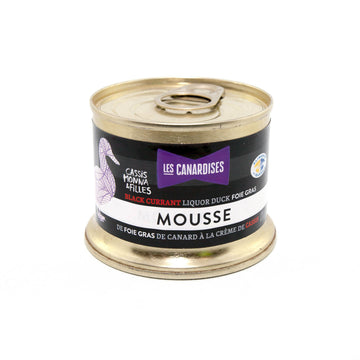 Mousse de foie gras de canard à la crème de cassis Monna & Filles par Les Canardises