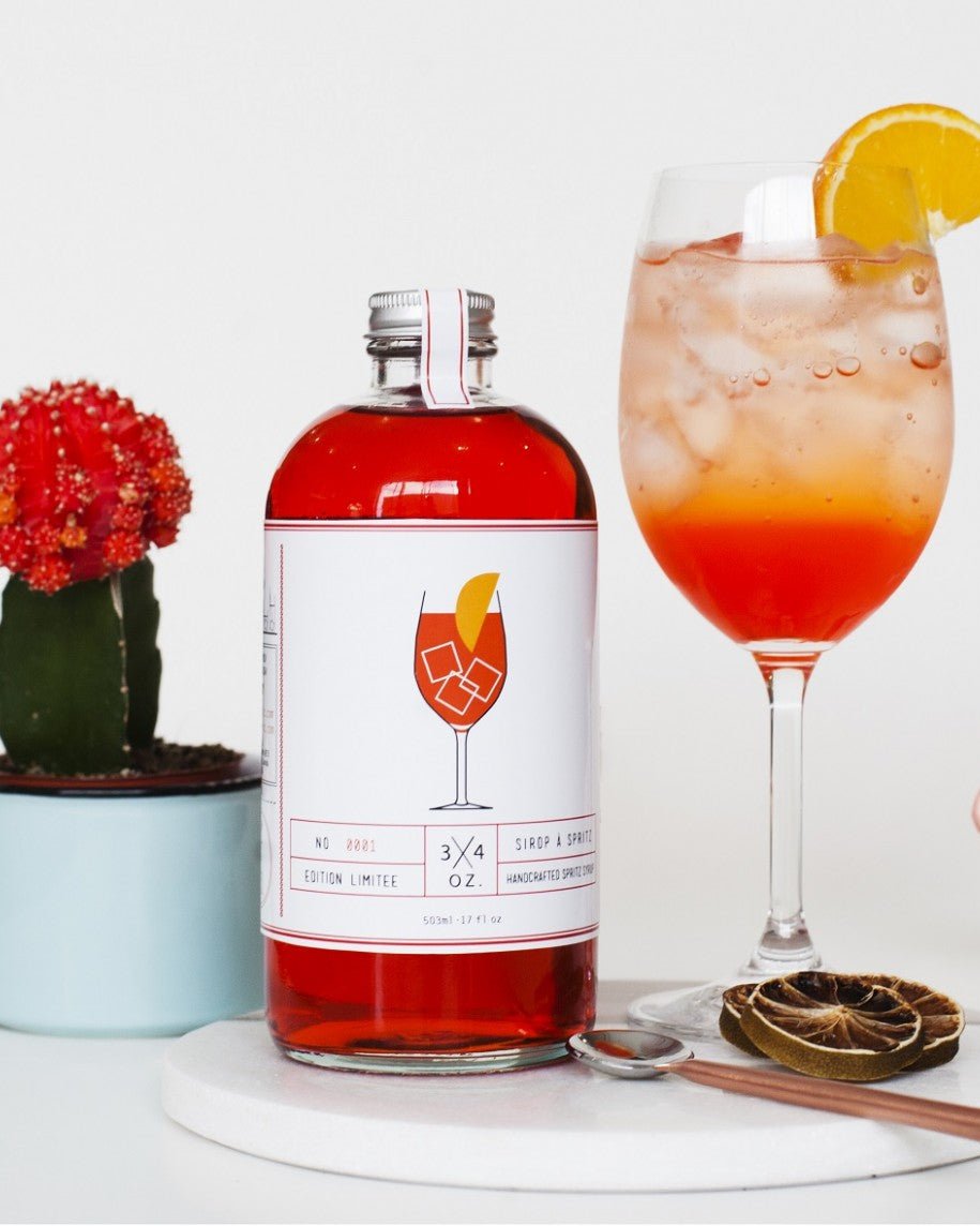 Sirop à spritz pour cocktails de 3/4 oz.