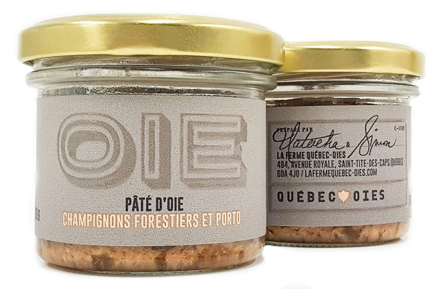 Pâté d'oie champignons forestiers et porto par Québec Oie